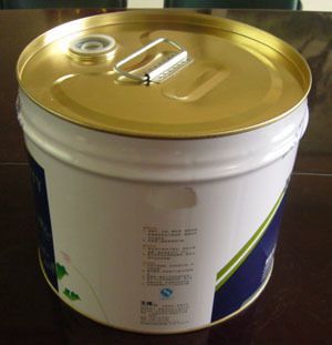 15L木质漆家具油漆豪华包装铁桶（直径288×280mm）——木质包装材料的专业配套方案